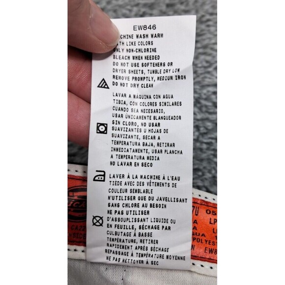 New Dickies Size 44 Flex Relaxed Fit Cargo Work Pants Black Uniform Straight Leg - Picture 11 of 16